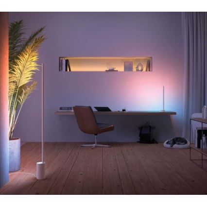 Philips - Hue SIGNE LED asztali lámpa, állítható fényerő, RGB, LED/12W/230V, 2000-6500K, fehér