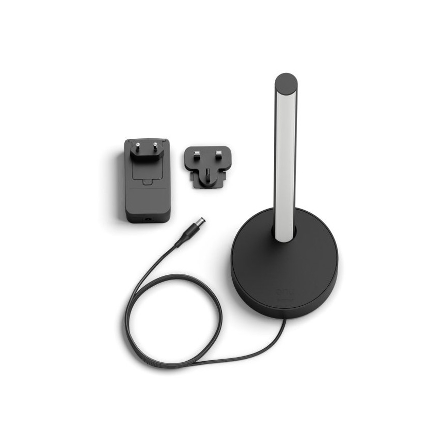 Philips - LED RGB állítható fényerejű asztali lámpa Hue SIGNE LED/12W/230V 2000-6500K fekete