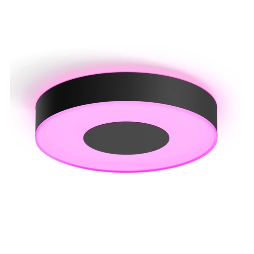 Philips - LED RGB Fényerőszabályozható mennyezeti lámpa Hue INFUSE LED/33,5W/230V 2000-6500K átm. 381 mm fekete