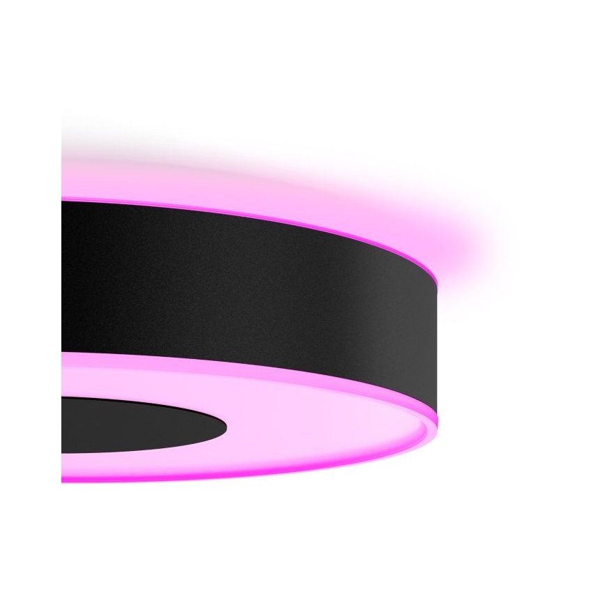 Philips - LED RGB Fényerőszabályozható mennyezeti lámpa Hue INFUSE LED/33,5W/230V 2000-6500K átm. 381 mm fekete