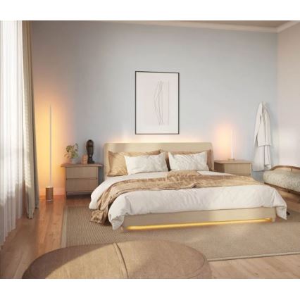 Philips - Hue SIGNE LED asztali lámpa, állítható fényerővel, RGBW, 11,8W, 230V, 2000-6500K