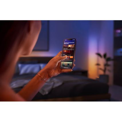 Philips - Hue SIGNE LED asztali lámpa, állítható fényerővel, RGBW, 11,8W, 230V, 2000-6500K