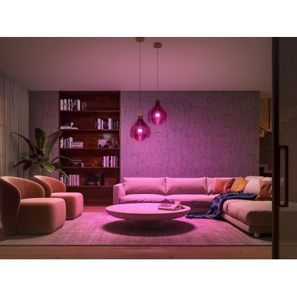 Alap Philips Hue WHITE AND COLOR AMBIANCE 3xE27/9W/230V 2000-6500K + összekötő eszköz