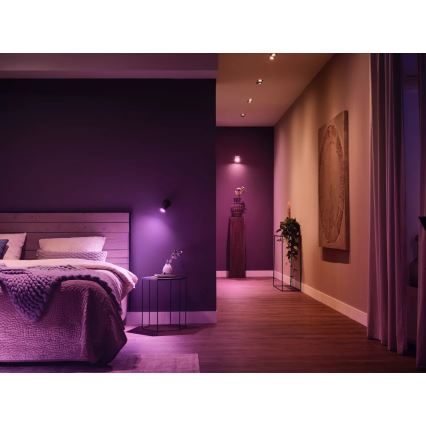 Kezdőcsomag Philips Hue WHITE AND COLOR AMBIANCE 3xGU10/4,2W/230V 2000-6500K + Hue Bridge és Dimmer Switch