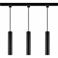 Philips - Kábelcsillár az EASYLINK sínes rendszerhez 3×GU10/7W/230V, 157 cm, fekete