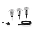 Philips - Készlet 3 db LED kültéri beépíthető lámpa SPORE LED/1W/24/230V IP67