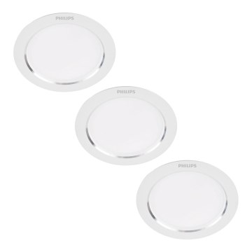Philips - KÉSZLET 3x LED Beépíthető lámpa LED/3,5W/230V 3000K