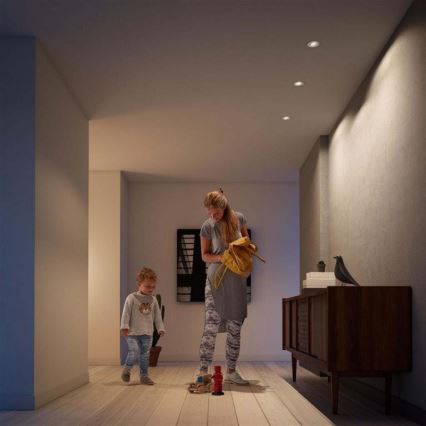 Philips 50203/31/P0 - KÉSZLET 3x LED Dimmelhető beépíthető lámpa SHELLBARK Warm Glow 1xLED/4,5W/230V 2200-2700K