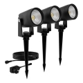 Philips - KÉSZLET 3x LED Kültéri lámpa GARDENLINK REUEL LED/1,5W/230V 2700K IP44