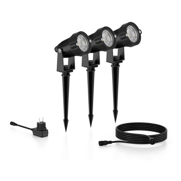 Philips - Készlet 3x LED Kültéri spotlámpa CAPER LED/1,5W/24/230V IP44