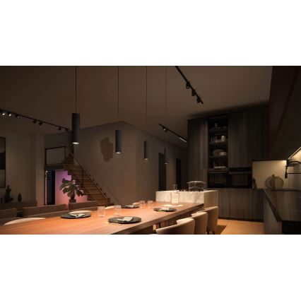 Philips - KÉSZLET 3x LED RGBW Dimmelhető csillár zsinóron sínrendszerhez Hue PERIFO LED/15,6W/230V 2000-6500K