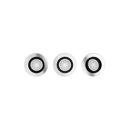 Philips - KÉSZLET 3xLED RGBW Dimmelhető függesztett mennyezeti lámpa Hue CENTURA 1xGU10/4,2W/230V 2000-6500K