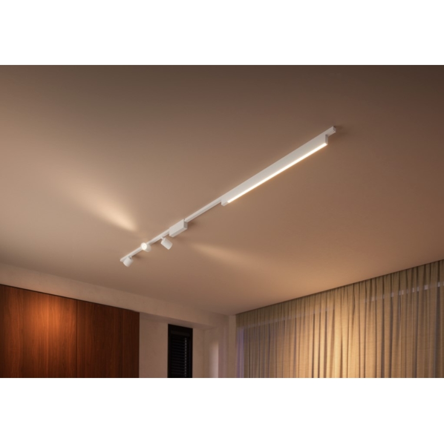 Philips - KÉSZLET 4x LED RGB Dimmelhető lámpa sínrendszerhez Hue PERIFO LED RGB/44,6W/230V 2000-6500K