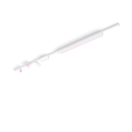 Philips - KÉSZLET 4x LED RGB Dimmelhető lámpa sínrendszerhez Hue PERIFO LED RGB/44,6W/230V 2000-6500K