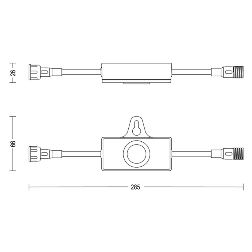 Philips - Kültéri alkonyatérzékelő időzítővel GARDENLINK 24V IP67