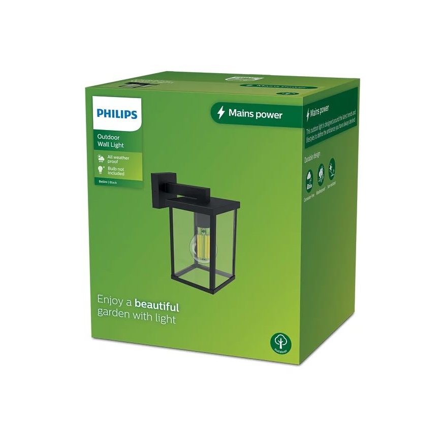 Philips - Kültéri fali lámpa BELLINI 1xE27/25W/230V IP44