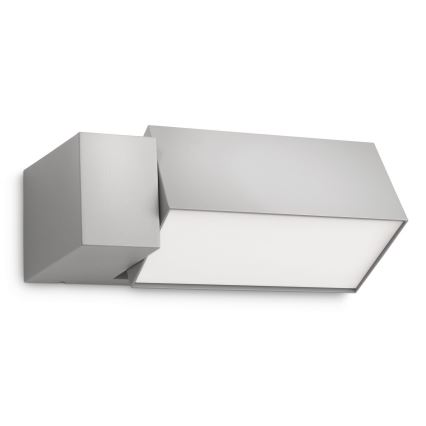 Philips - Kültéri fali lámpa BORDER 1xE27/23W/230V IP44 szürke