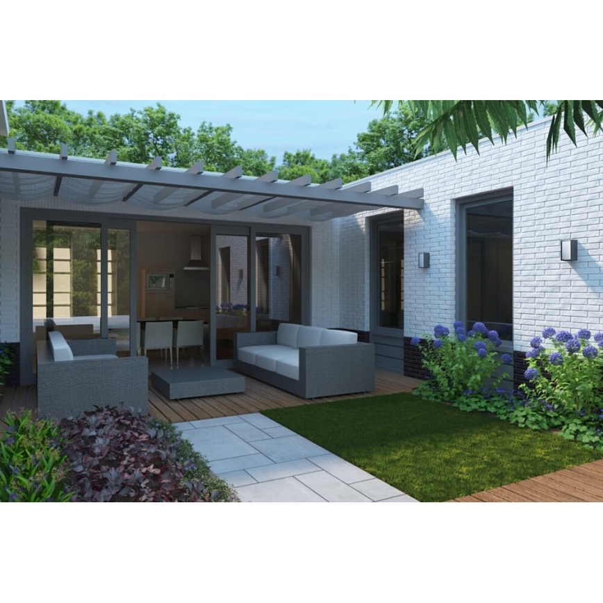 Philips - Kültéri fali lámpa BRIDGE 1xE27/15W/230V IP44