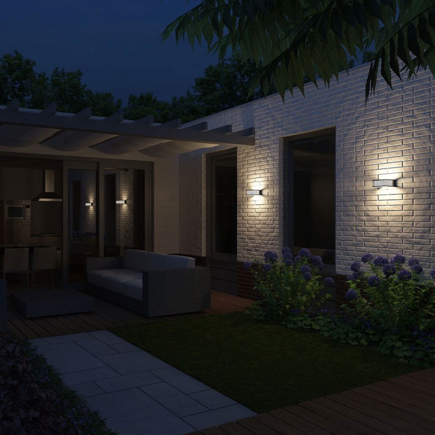 Philips - Kültéri fali lámpa 1xE27/15W/230V IP44 antracit