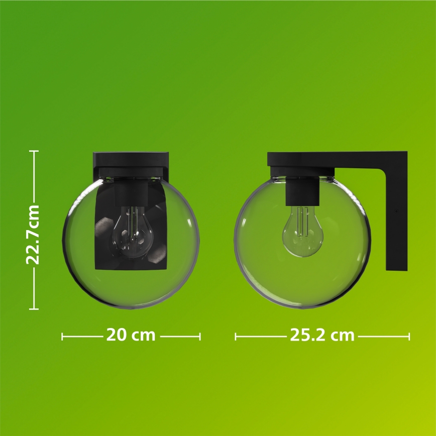 Philips - Kültéri fali lámpa ULIO 1xE27/25W/230V IP44