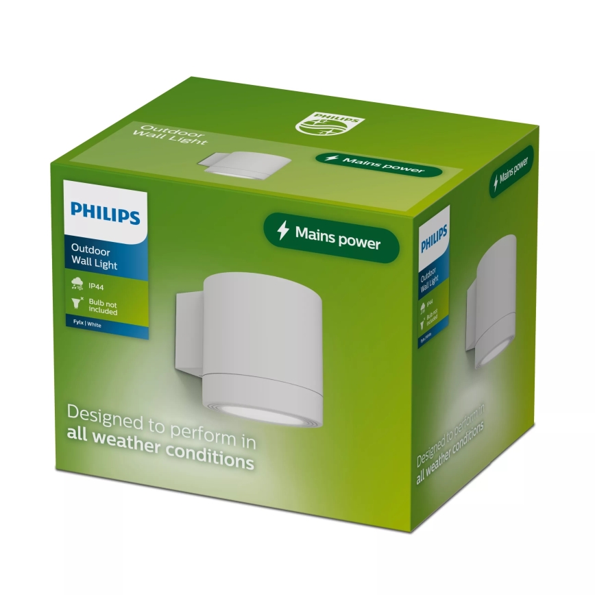 Philips - Kültéri fali lámpatest FYLX 1xGU10/5W/230V fehér IP44