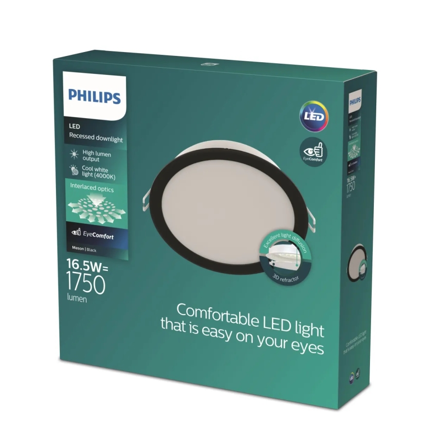 Philips - LED beépíthető lámpatest MESON LED/16,5W/230V 4000K