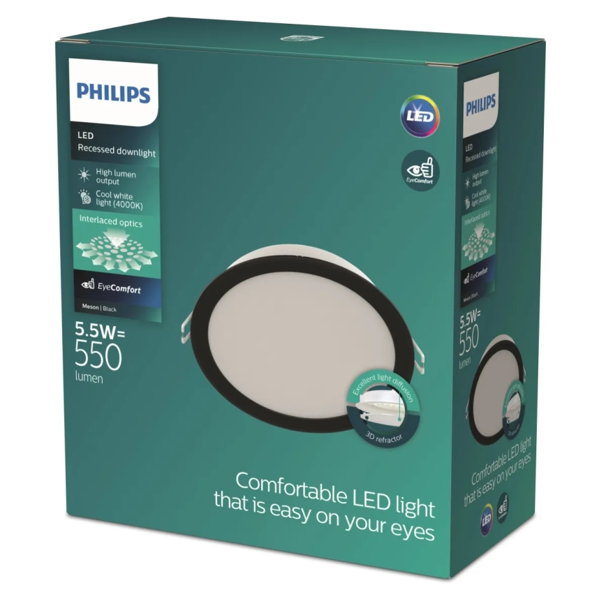 Philips - LED beépíthető lámpatest MESON LED/5,5W/230V 4000K
