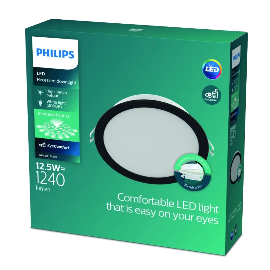 Philips - LED beépíthető mennyezeti lámpa MESON LED/12,5W/230V 3000K