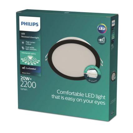 Philips - LED beépíthető mennyezeti lámpatest MESON LED/20W/230V 4000K