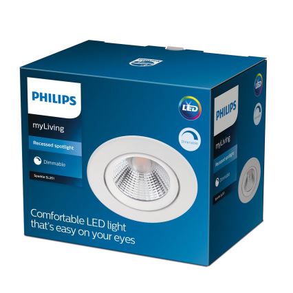 Philips - LED Dimmelhető beépíthető lámpa LED/5,5W/230V 2700K