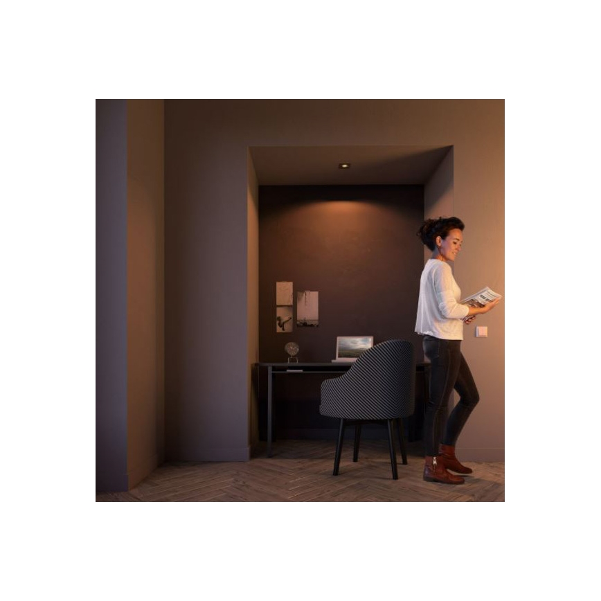 Philips 50391/11/P0 - LED Dimmelhető beépíthető lámpa SHELLBARK Warm Glow 1xLED/4,5W/230V 2200-2700K