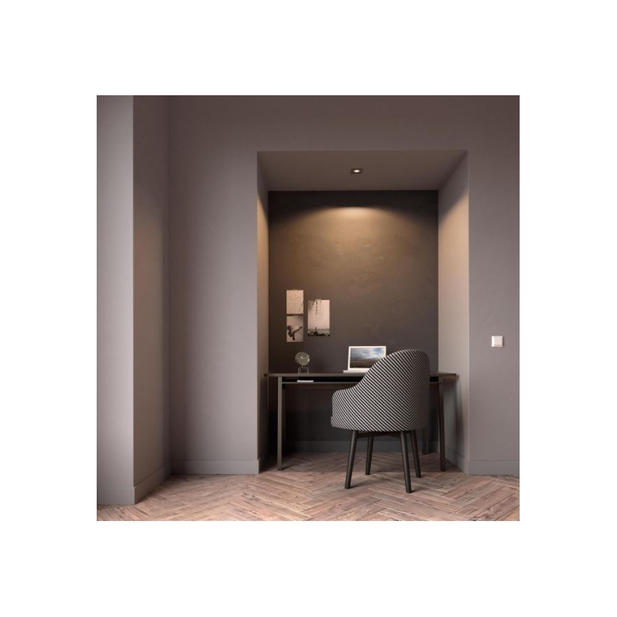 Philips 50391/11/P0 - LED Dimmelhető beépíthető lámpa SHELLBARK Warm Glow 1xLED/4,5W/230V 2200-2700K