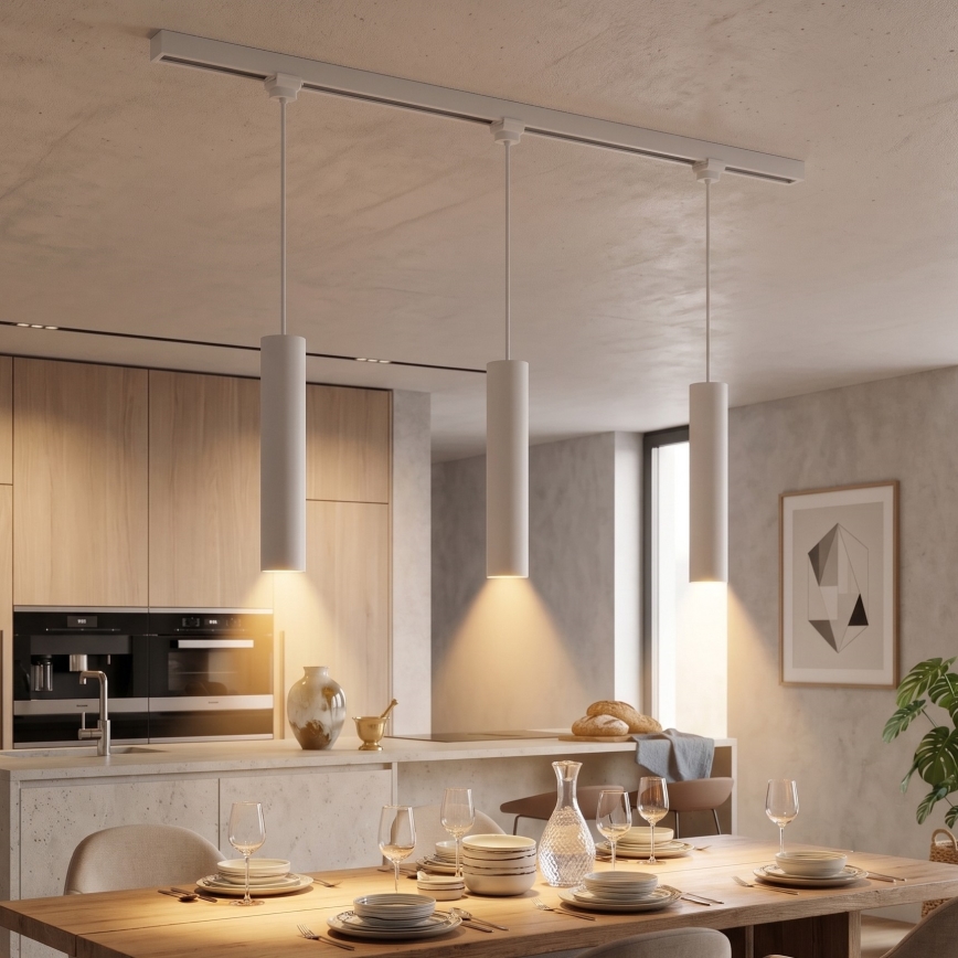 Philips - LED fényerőszabályozható csillár kábelen EASYLINK sínrendszerben 3xGU10/6,2W/230V 2200-2700K 1m fehér