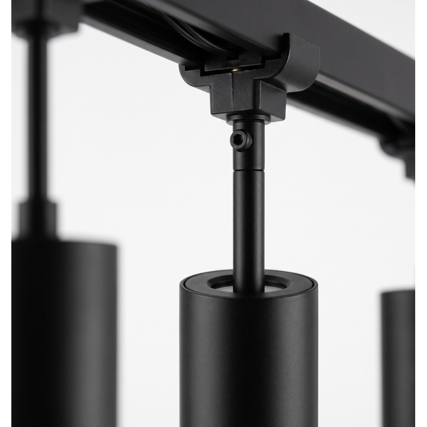 Philips - LED, fényerőszabályozható kábeles függeszték az EASYLINK sínes rendszerhez, 3xGU10/6,2W/230V, 2200–2700K, 1 m, fekete