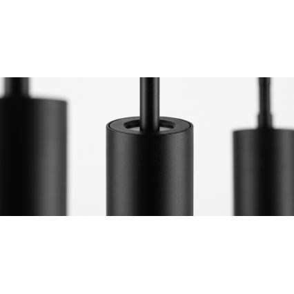 Philips - LED RGBW, szabályozható fényerőjű kábeles függeszték EASYLINK HUE sínes rendszerhez 3xGU10/4,7W/230V 2200-6500K 1m fekete + Hue bridge