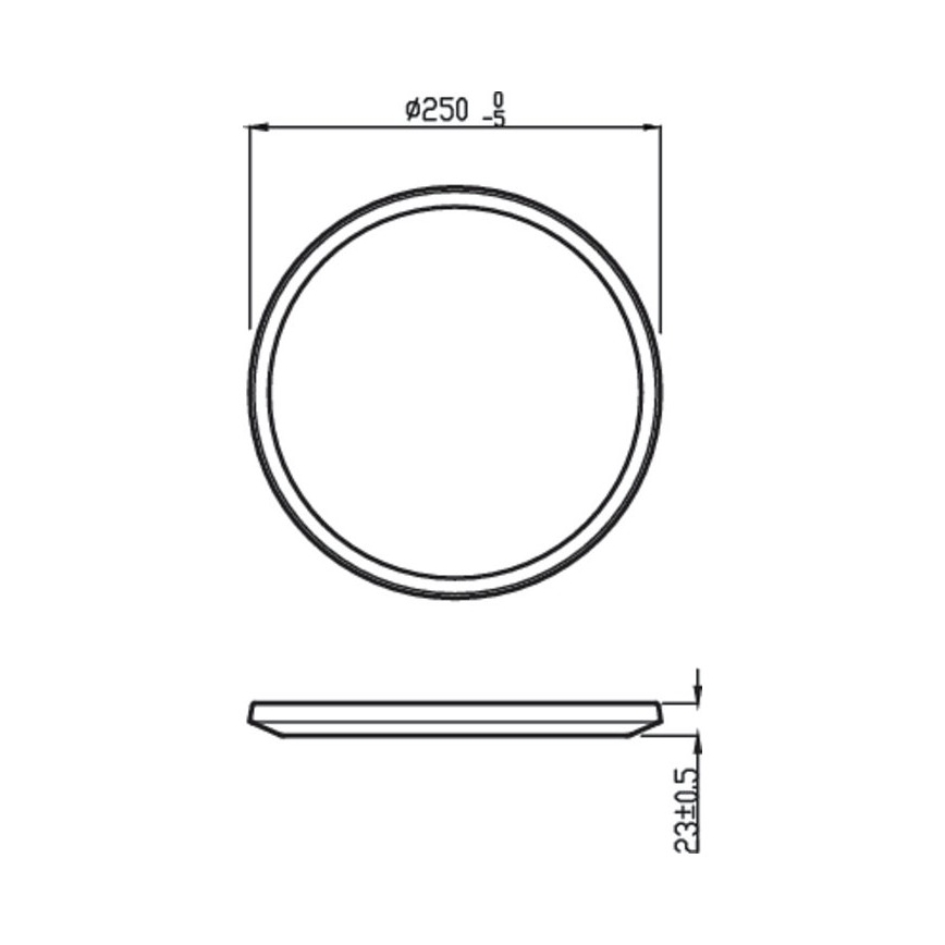 Philips - LED Dimmelhető kültéri lámpa SUPERSLIM SCENE SWITCH LED/15W/230V IP54 fehér