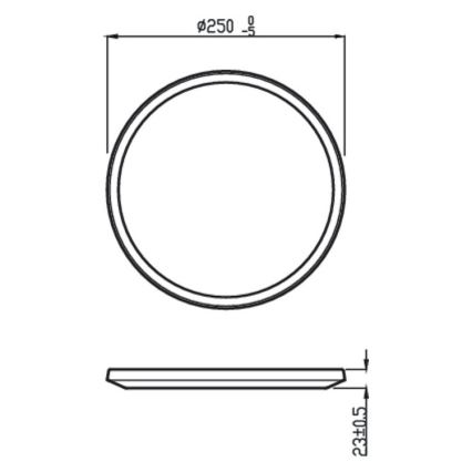 Philips - LED Dimmelhető kültéri lámpa SUPERSLIM SCENE SWITCH LED/15W/230V IP54 fekete