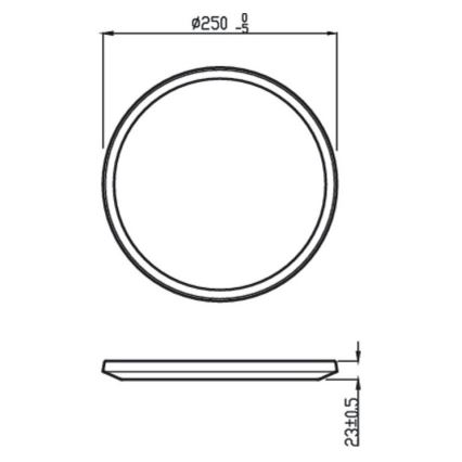 Philips - LED Dimmelhető kültéri lámpa SUPERSLIM SCENE SWITCH LED/15W/230V IP54 fekete