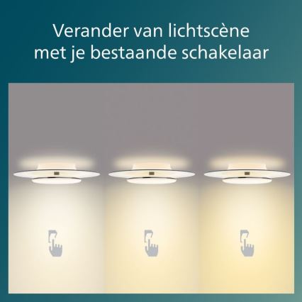 Philips- LED Dimmelhető mennyezeti lámpa SCENE SWITCH LED/40W/230V 2700K fekete