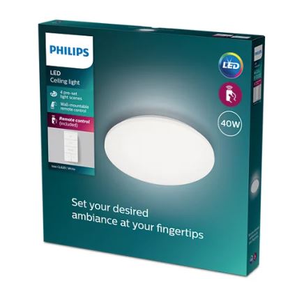 Philips - LED Dimmelhető mennyezeti lámpa LED/40W/230V 2700-6500K + távirányítás