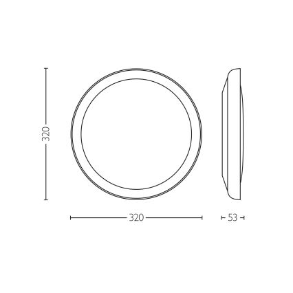 Philips - LED Dimmelhető mennyezeti lámpa PEBBLO SCENE SWITCH LED/10W/230V 4000K fekete
