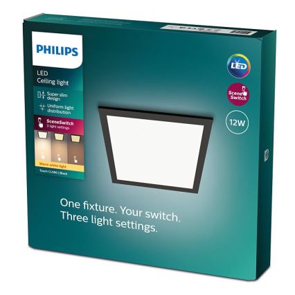 Philips - LED Dimmelhető mennyezeti lámpa SCENE SWITCH LED/12W/230V 2700K
