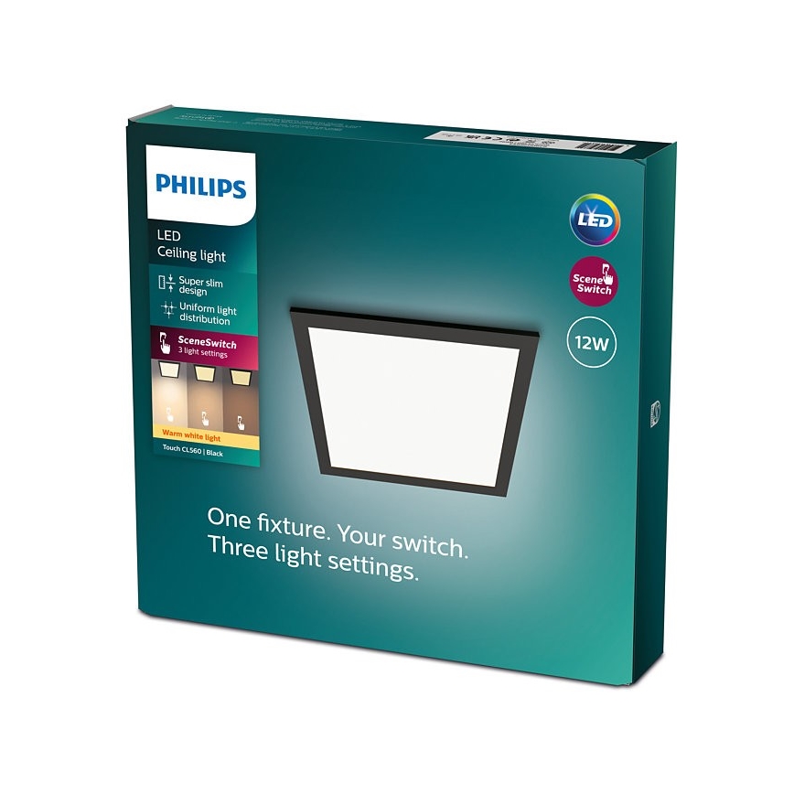 Philips - LED Dimmelhető mennyezeti lámpa SCENE SWITCH LED/12W/230V 2700K