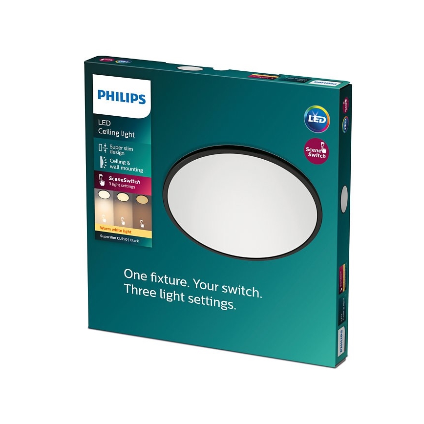 Philips - LED Dimmelhető mennyezeti lámpa SUPERSLIM CL550 LED/15W/230V