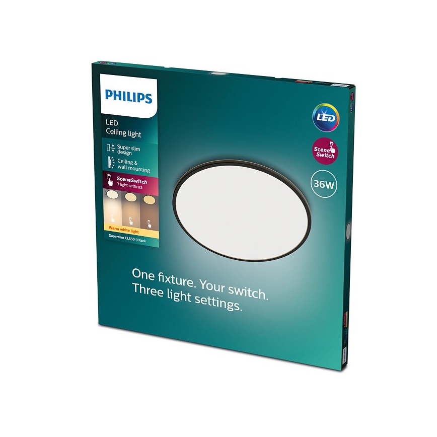 Philips - LED Dimmelhető mennyezeti lámpa SCENE SWITCH LED/36W/230V