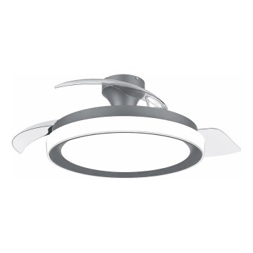 Philips - LED dimmelhető mennyezeti lámpa ventilátorral BLISS LED/35W/230V fekete + távirányító