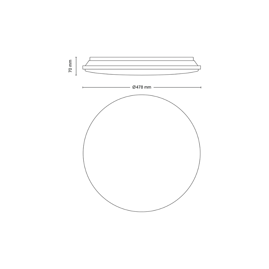 Philips - LED Dimmelhető mennyezeti lámpa LED/40W/230V 2700-6500K + távirányítás