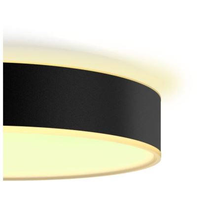 Philips - LED dimmelhető mennyezeti lámpa Hue LED/19,2W/230V 2200-6500K Ø 381 mm fekete + távirányító