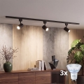 Philips - LED dimmelhető spotlámpa EASYLINK sínes rendszerhez 3xGU10/7W/230V 1m fekete