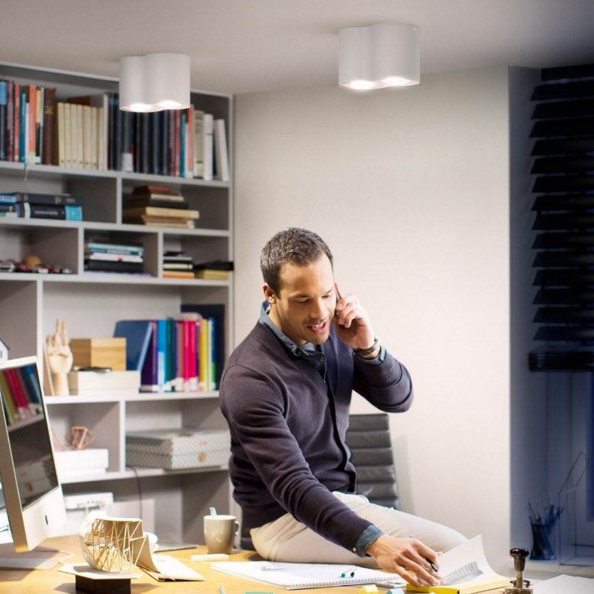 Philips - LED Dimmelhető spotlámpa Hue PILLAR 2xGU10/4,2W/230V 2200-6500K + távirányítás fehér